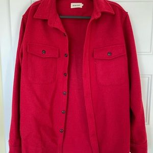 Taylor Stitch Maritime Shirt Jacket in Clifford Red